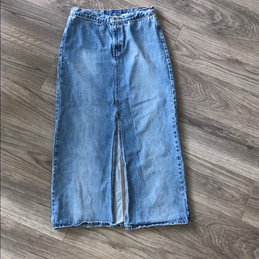 GAP JEAN MAXI SKIRT